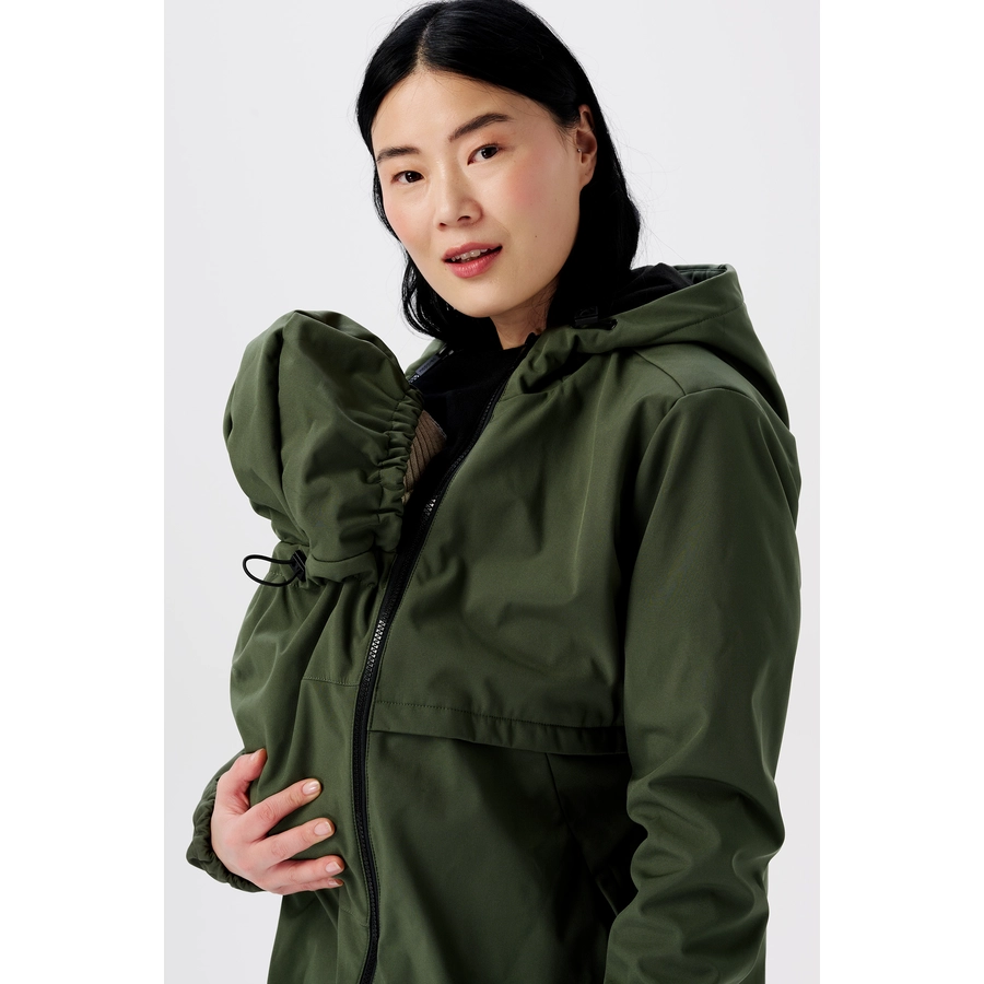 Noppies Umstandsjacke Winter Fes 3-way Dusty Olive