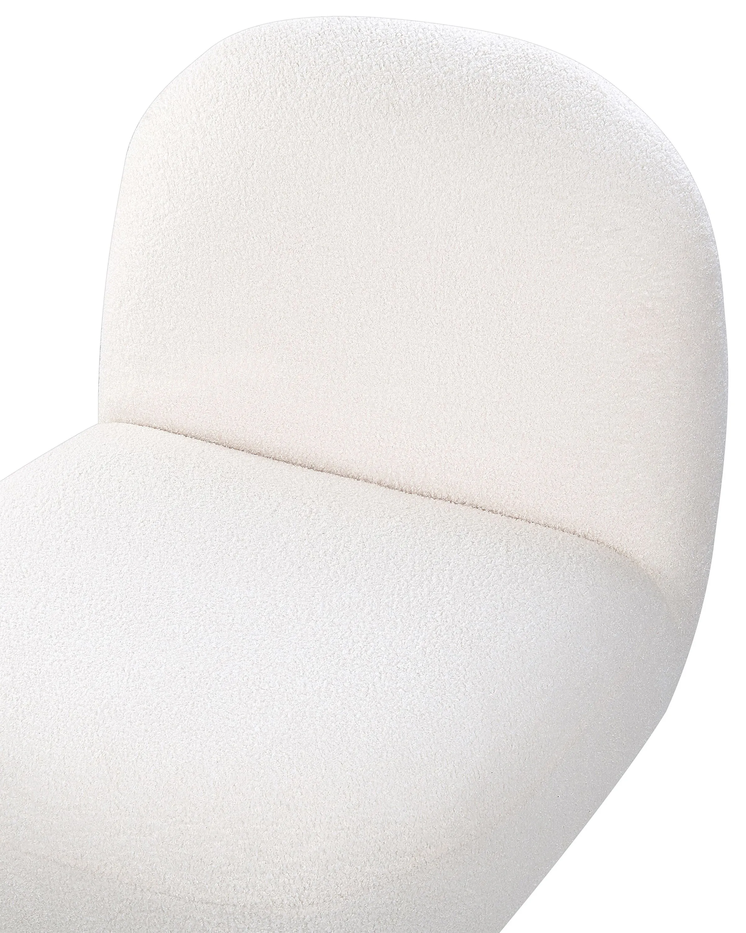 Fauteuil LOVIISA Bouclé Wit