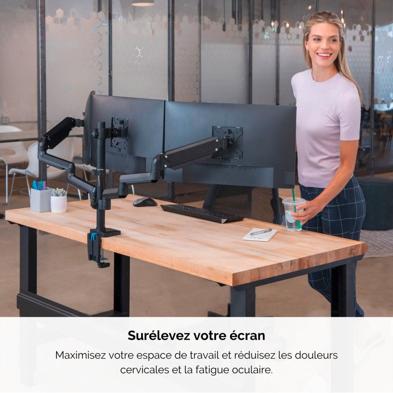 Bras support-écran triple Platinum Series Fellowes