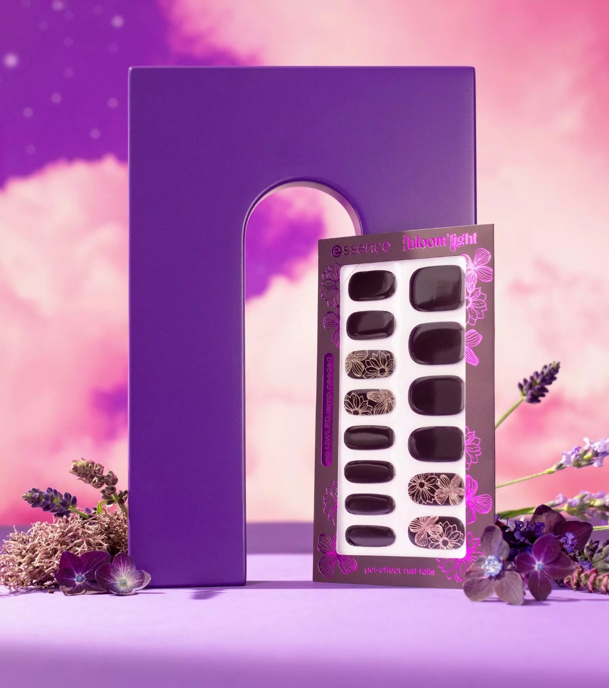essence - *In the Bloom´Light* - Folhas de unhas com efeito gel - Moonflowers Are My Favorite