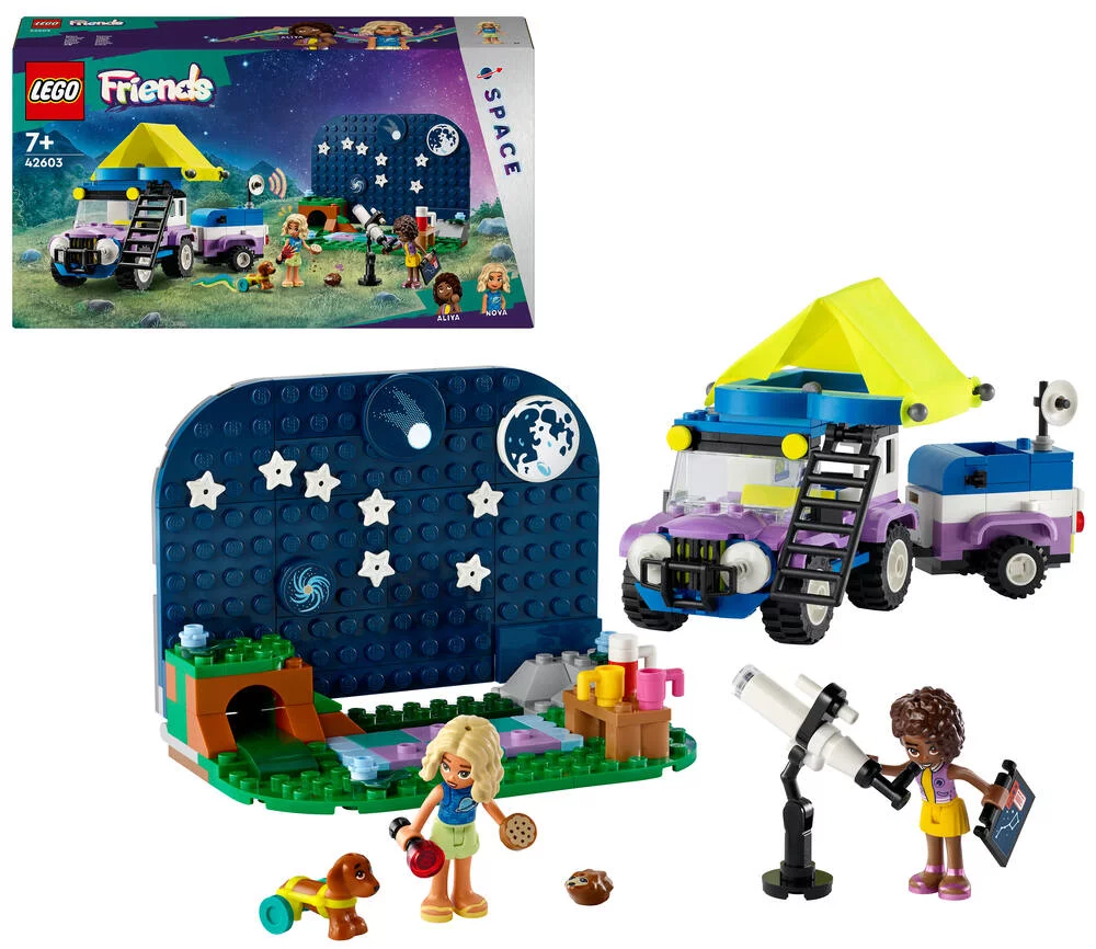 LEGO®FRIENDS 42603 - LE CAMPING-CAR D’OBSERVATION DES ETOILES