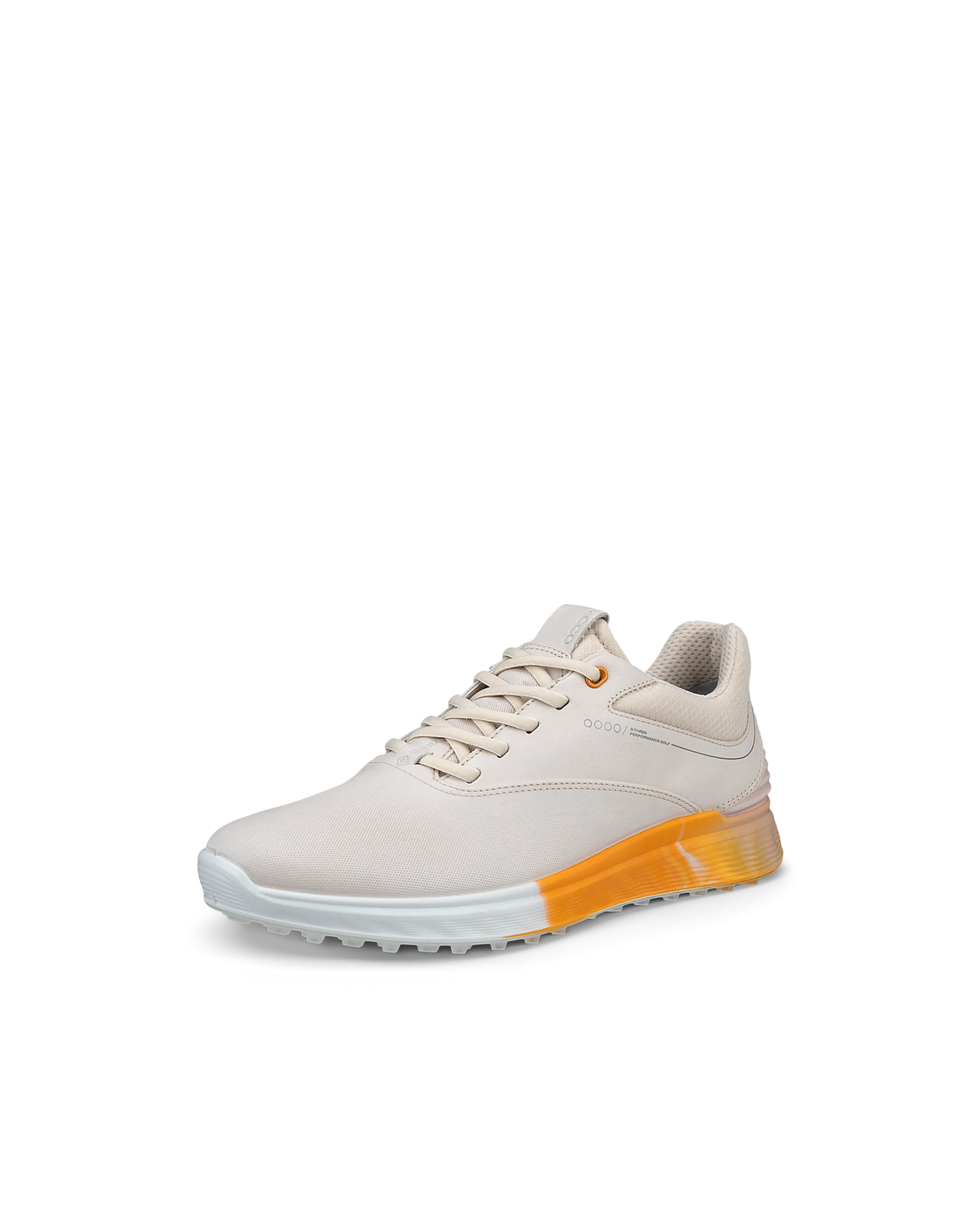 ECCO W Golf S-Three Damen Golfschuh aus Leder mit Gore-Tex Beige