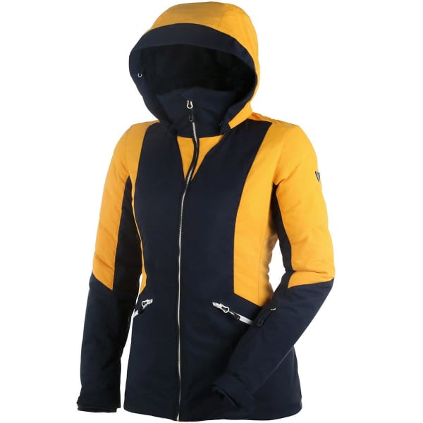 Veste de ski DEGRÉ7 DEGRÉ 7 ARAVIS SKI JACKET MECH STRETCH PRIMALOFT BLACK ECO GOLD 19 GOLD
