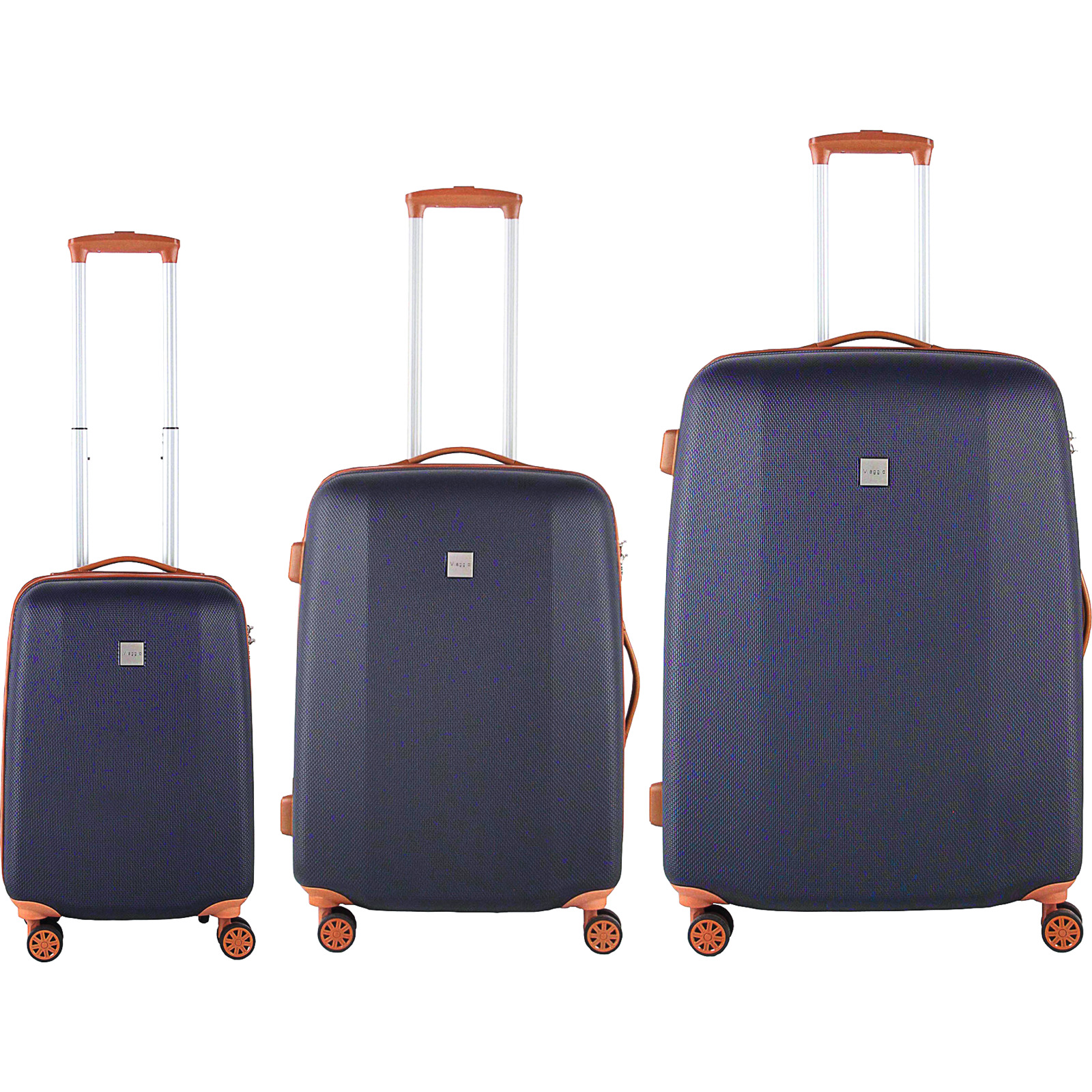 Koffer Nick M 67x46x30cm dunkelblau 4DR
