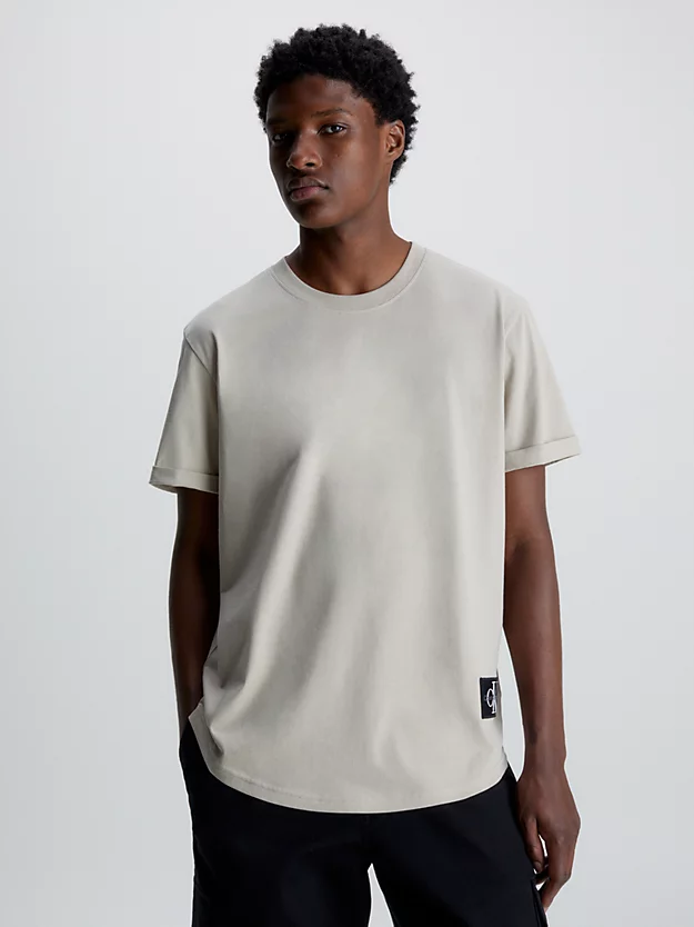 Camiseta de algodão com brasão