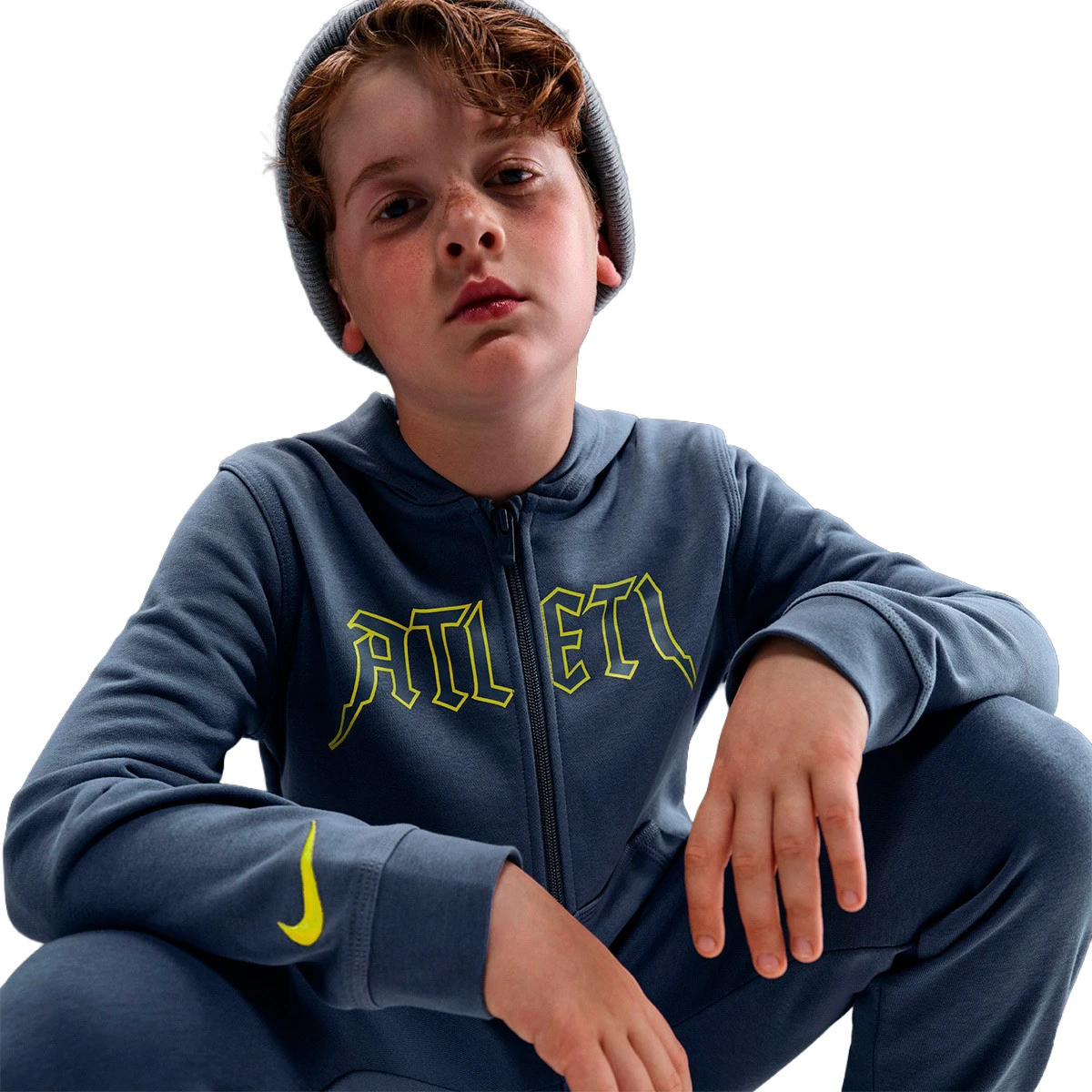 Casaco Nike Atlético de Madrid Fanswear 2025-2026 Criança