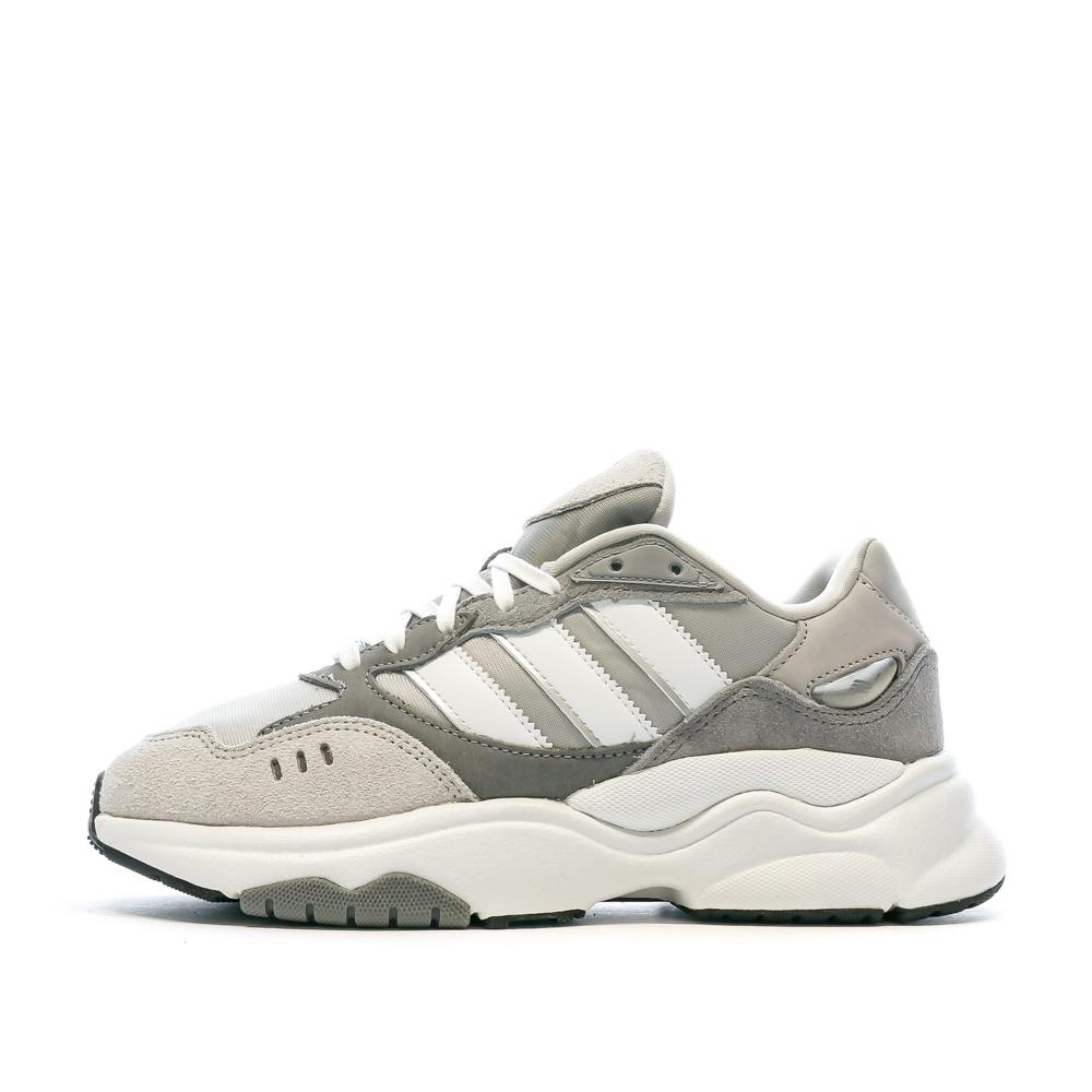Adidas Baskets Blanche/Grise Fille Adidas Retropy F90