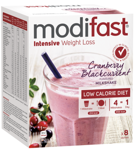 Modifast Intensive Milkshake Cranberry 440GR