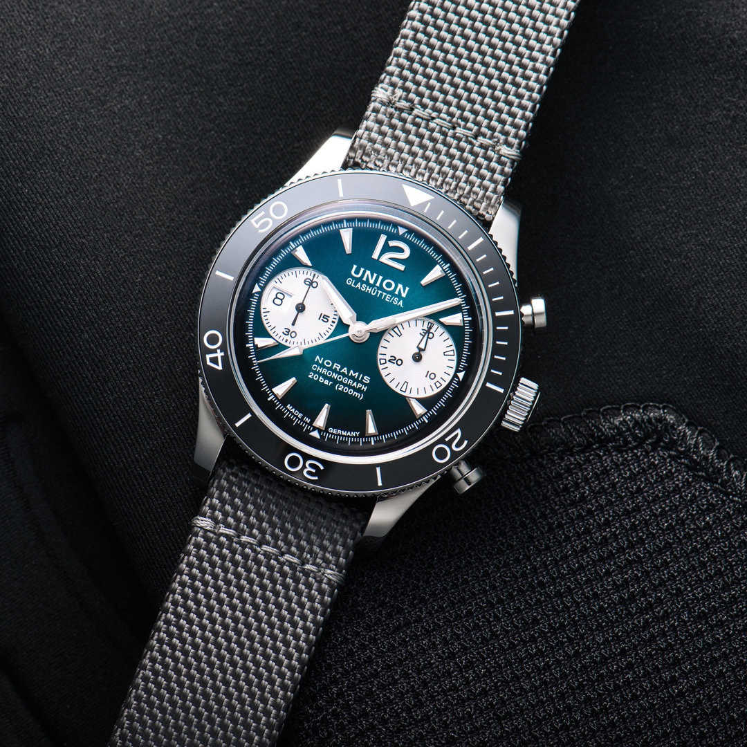 Union Glashütte Noramis Chronograph Sport Automatik Türkis