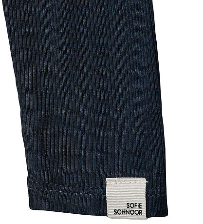 Sofie Schnoor Leggings - Rib - Nalinesb - Marineblau