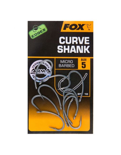 Fox Edges Armapoint Curve Shank Size 5 - Haken - Size 5