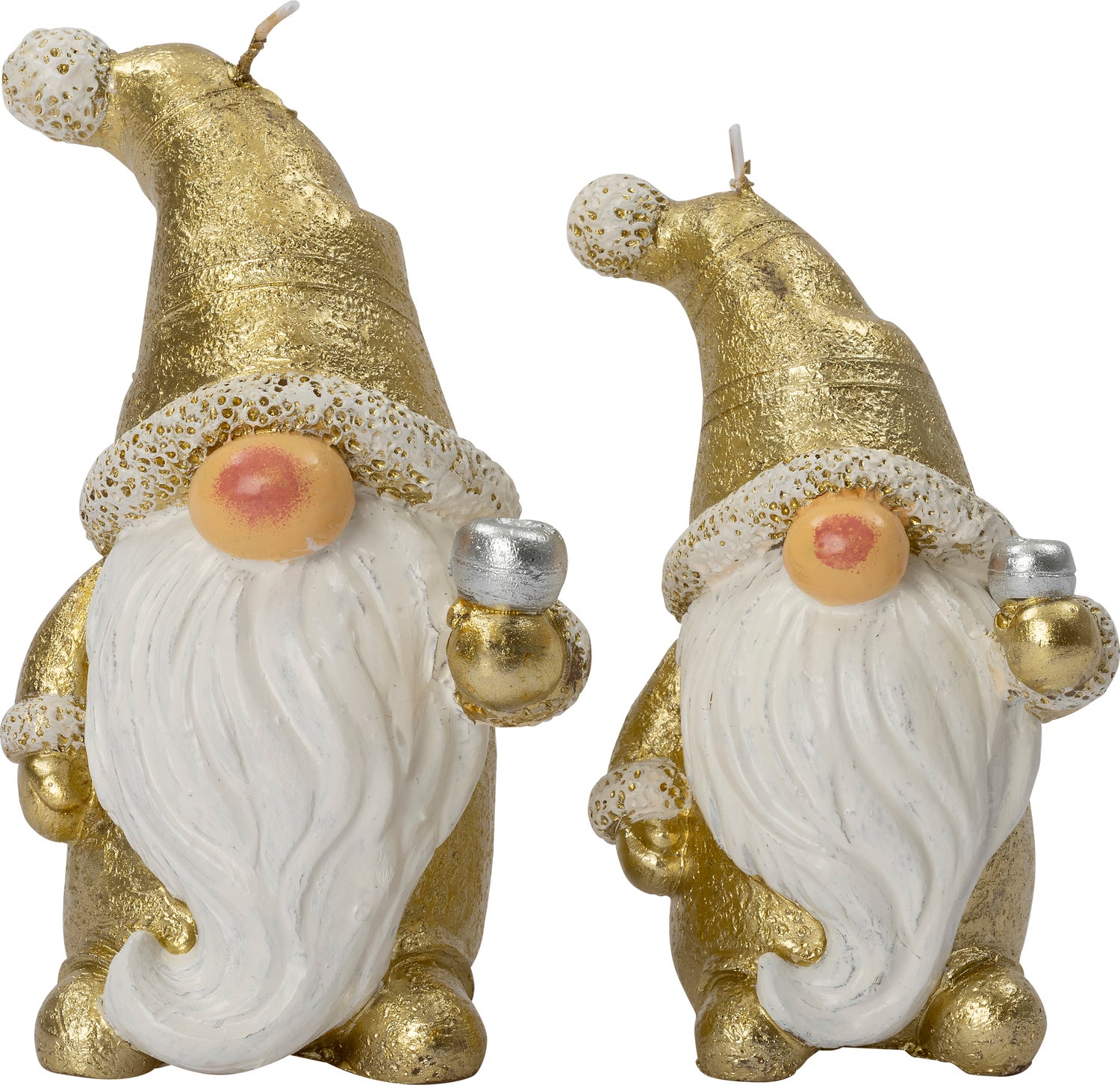 Intratuin stompkaars Gnoom goud 13 uur 9 x 9 x 13 cm
