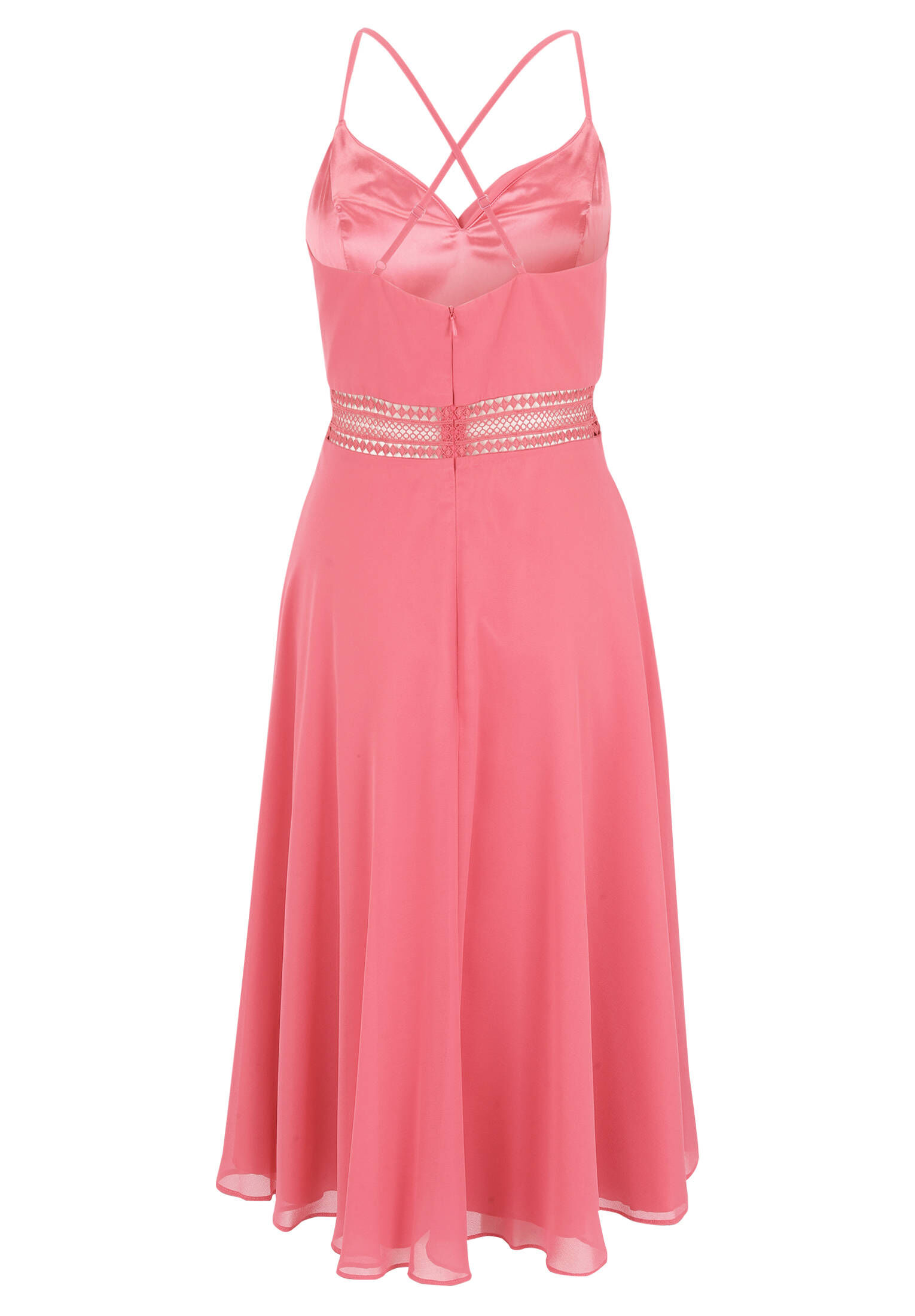 Vera Mont| Damen Cocktailkleid mit Wasserfallausschnitt