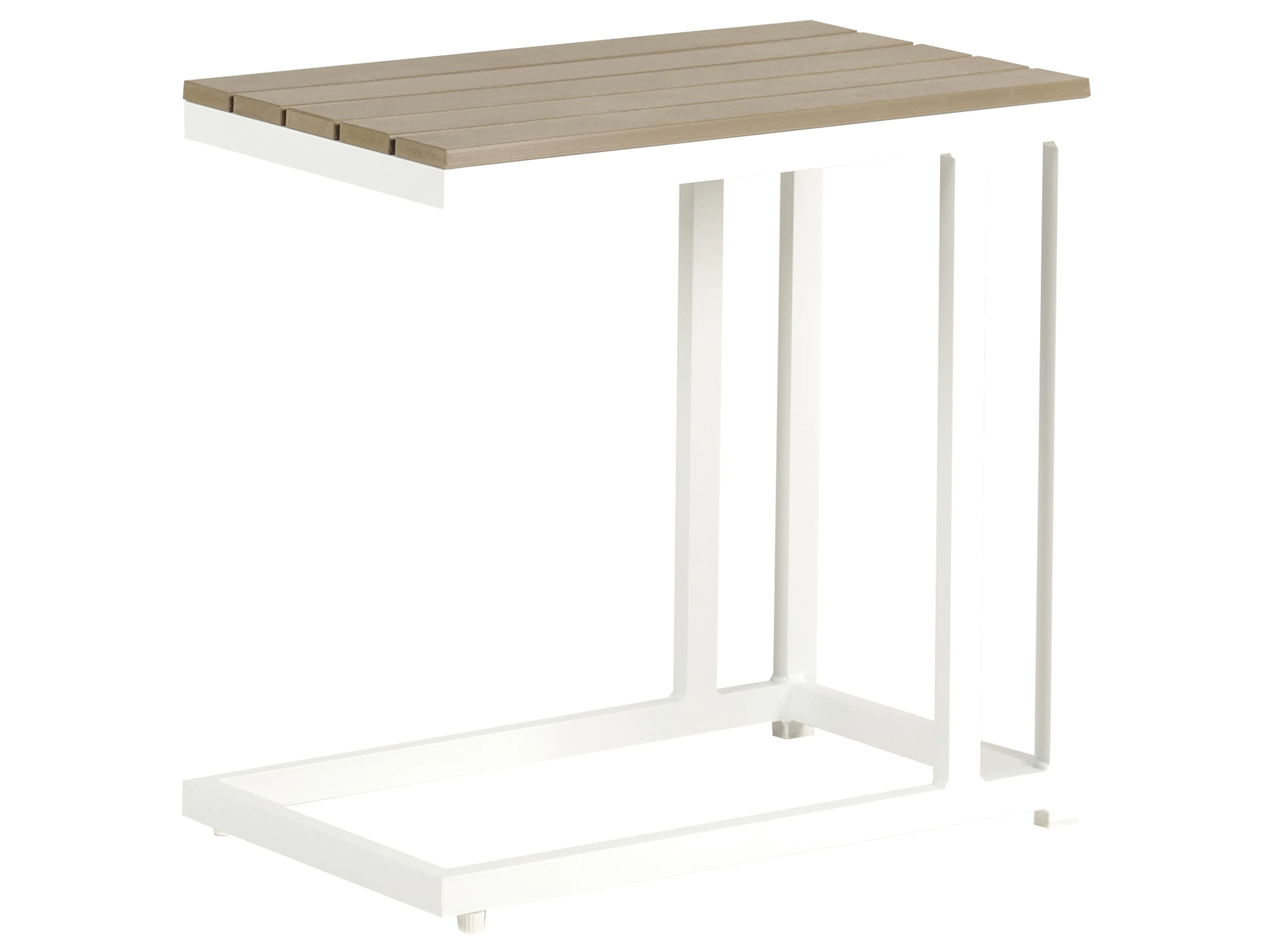 Tuin hoekloungeset met tafel 5-zits MESSINA linkszijdig Metaal Beige