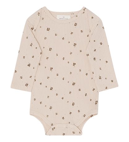 Monsieur Mini Body l/ä - Off White m. Schokolade
