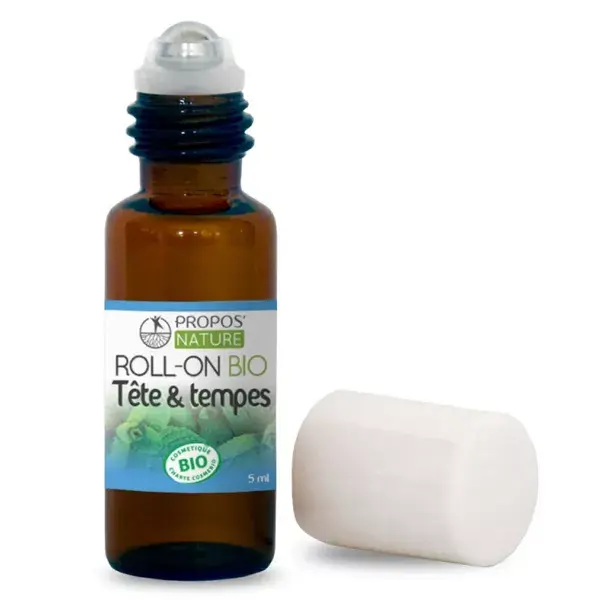 Roll-on cosmético orgânico Nature da Propos para cabelo e têmporas 5ml