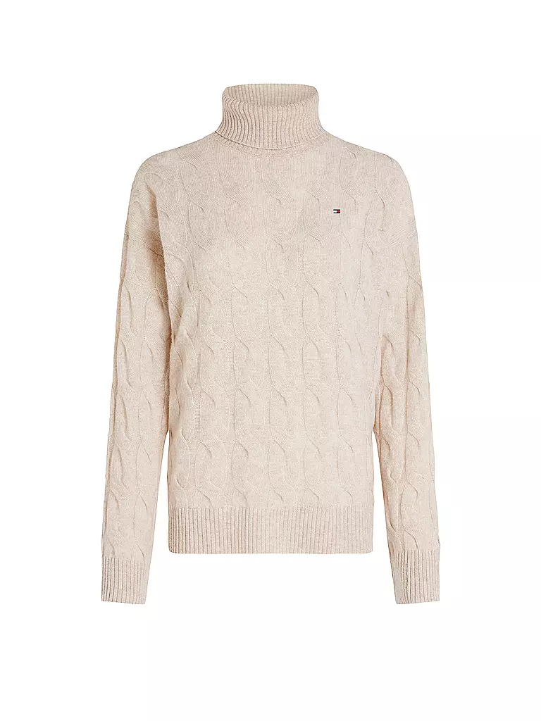 TOMMY HILFIGER Rollkragenpullover  creme