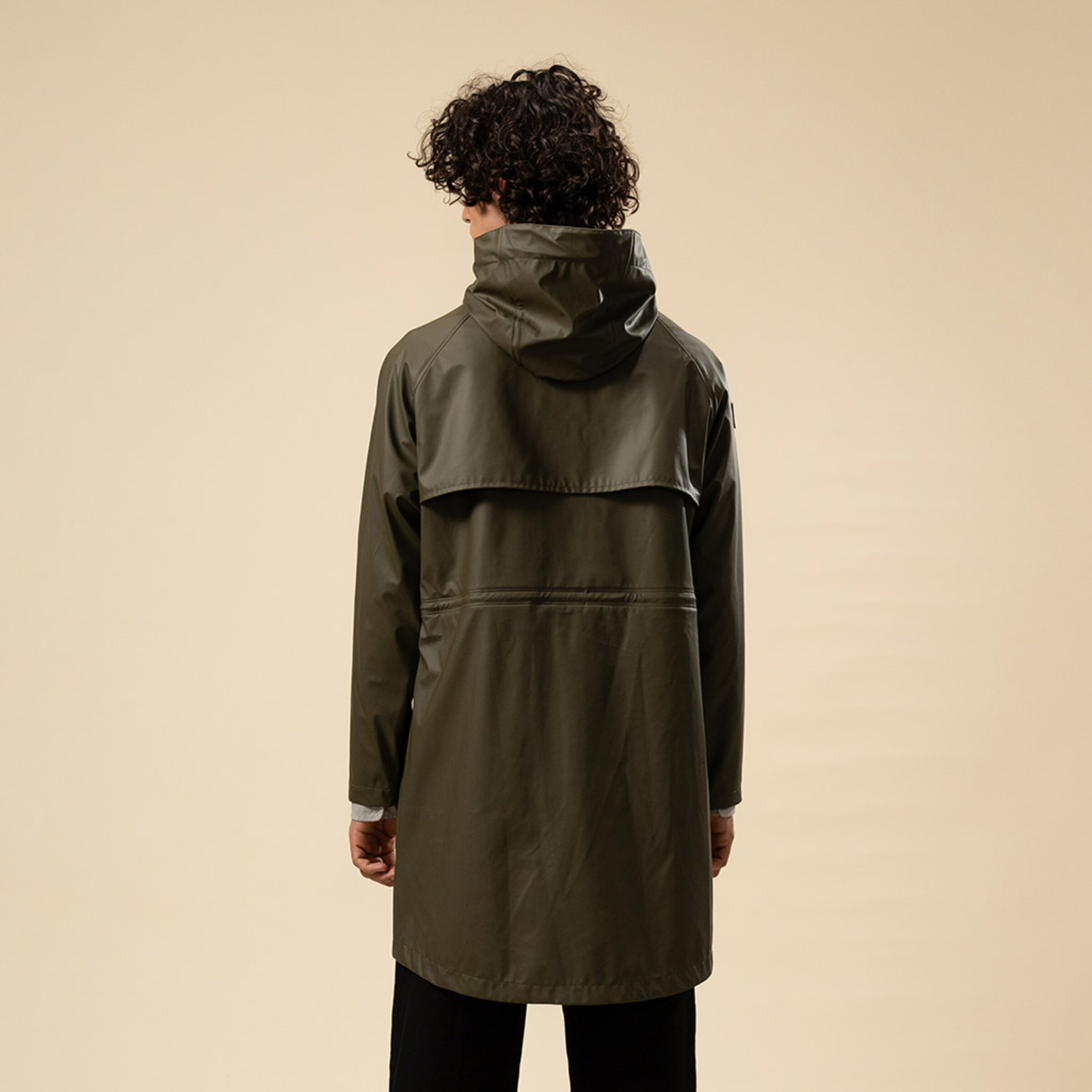 Everyday Rain Jacket Long Forest Green
