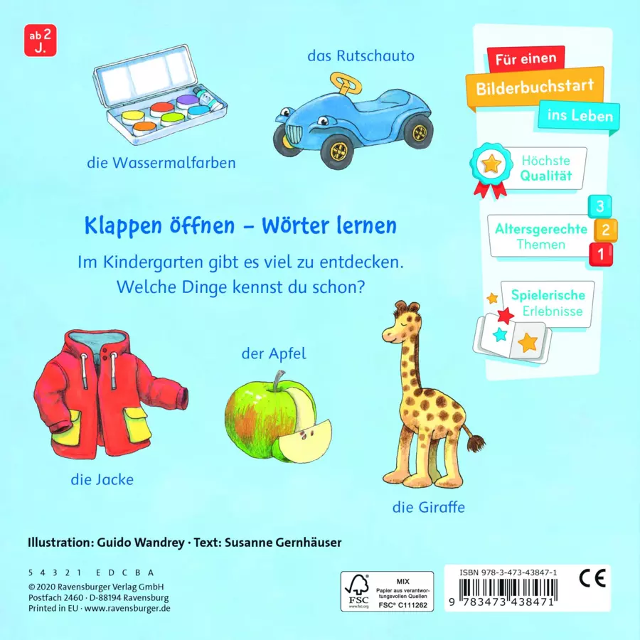 Ravensburger Mein Klappen-Wörterbuch: Kindergarten