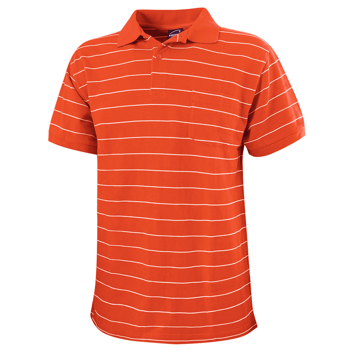 Herren Polo-Piqué-Shirt mit Brusttasche