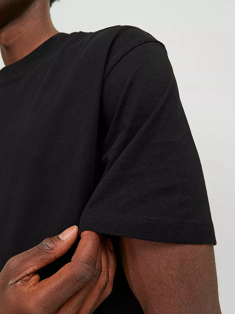 JACK & JONES T-Shirt JJEBRADLEY schwarz