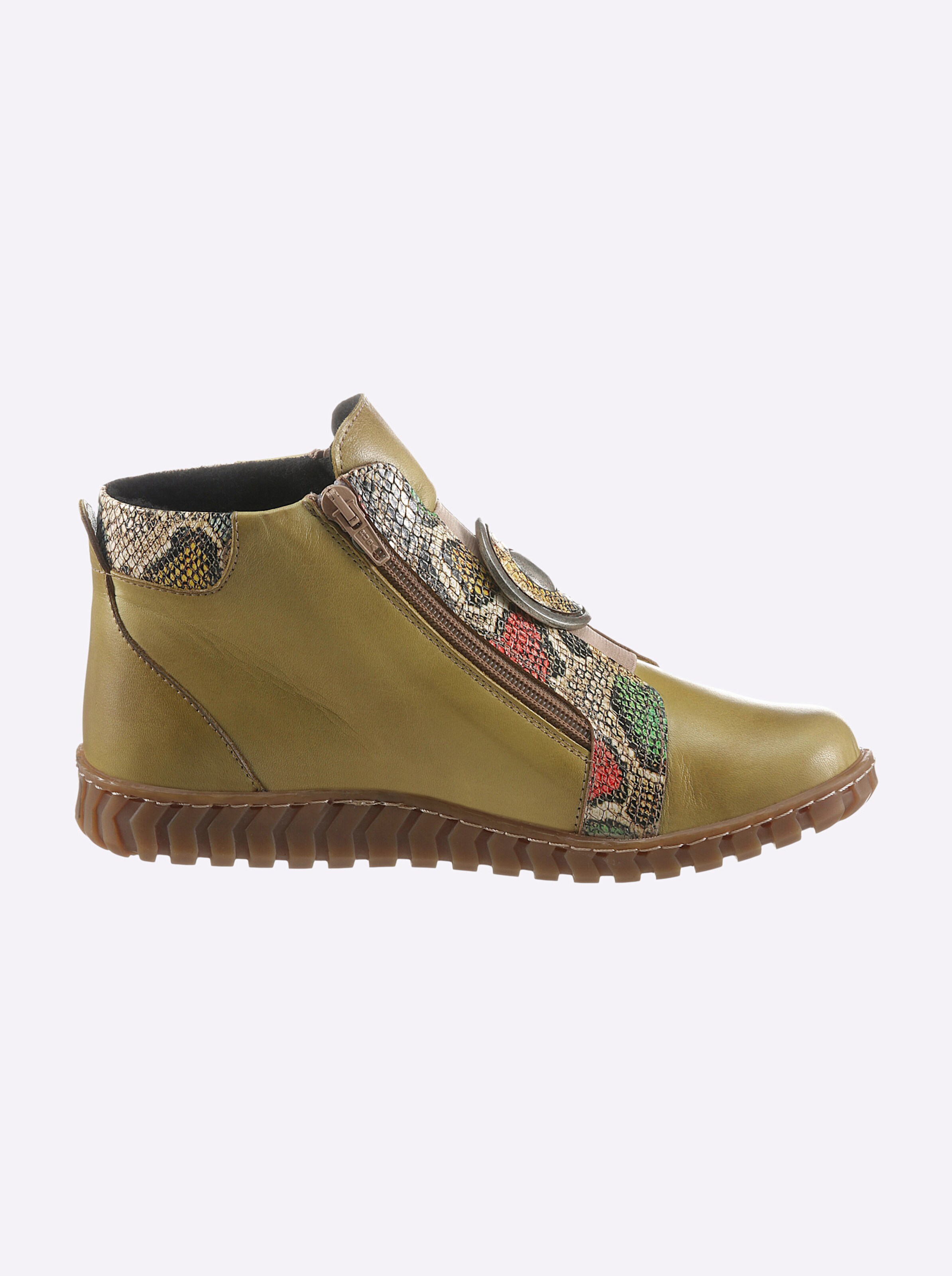 Gemini Stiefelette in oliv