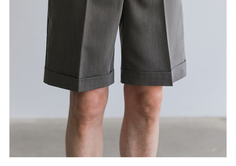 Remeefa - Hoge taille effen shorts