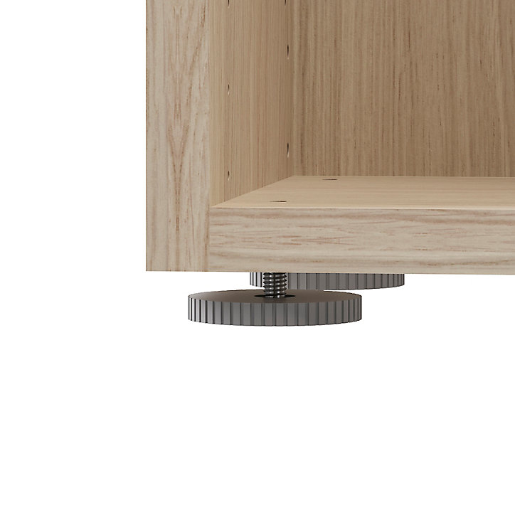 Caisson effet chêne GoodHome Atomia H. 112,5 x L. 50 x P. 35 cm