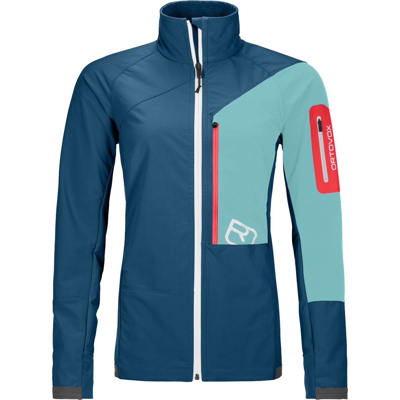 ORTOVOX Berrino Softshelljacke Damen petrol blue