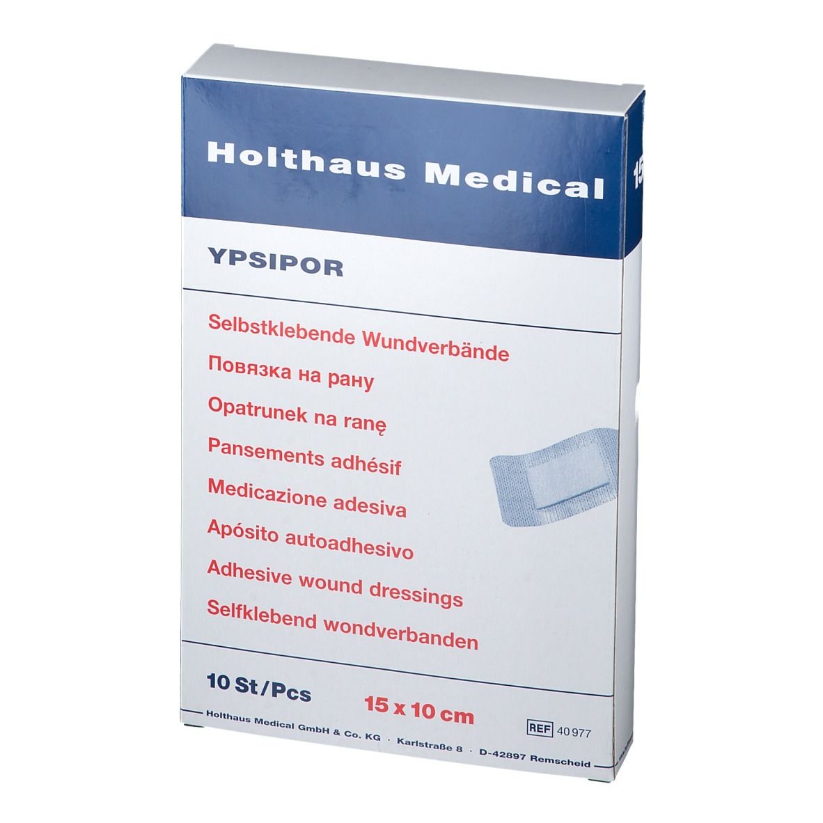 YPSIPOR Wundverband 10 cm x 15 cm