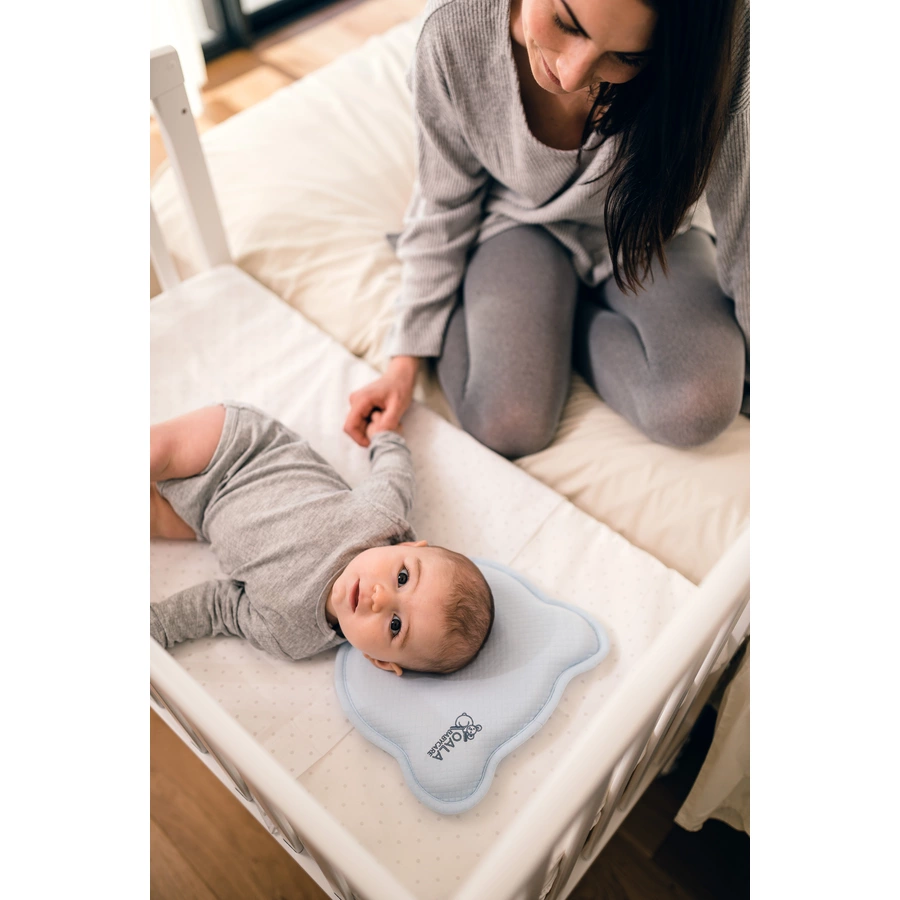 KOALA BABYCARE® Kopfkissen für Säuglinge, ab 0 Monate blau