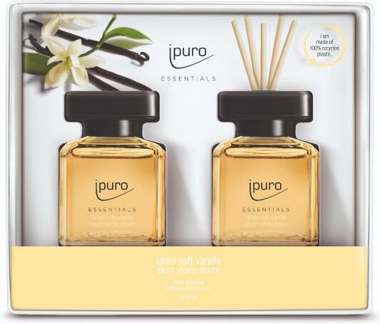 Ipuro geurstokjes Essentials Soft Vanilla 50 ml 2 stuks