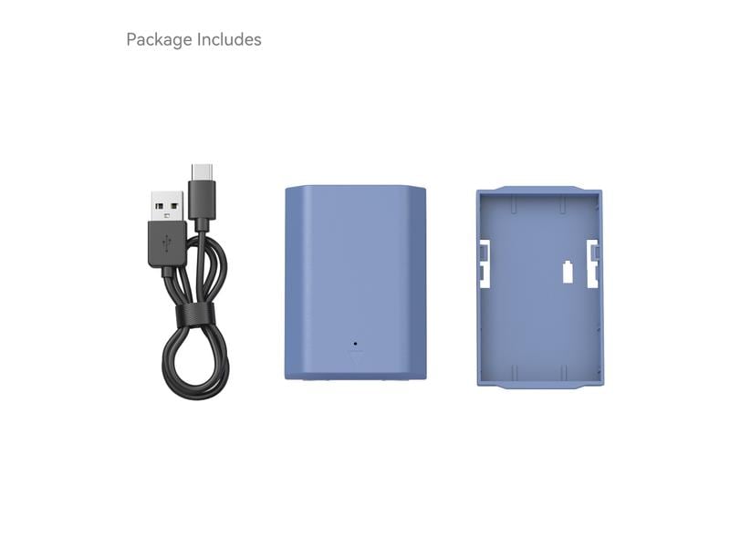 Smallrig Digitalkamera-Akku NP-FZ100 USB-C USB-C aufladbare Kamerabatterie