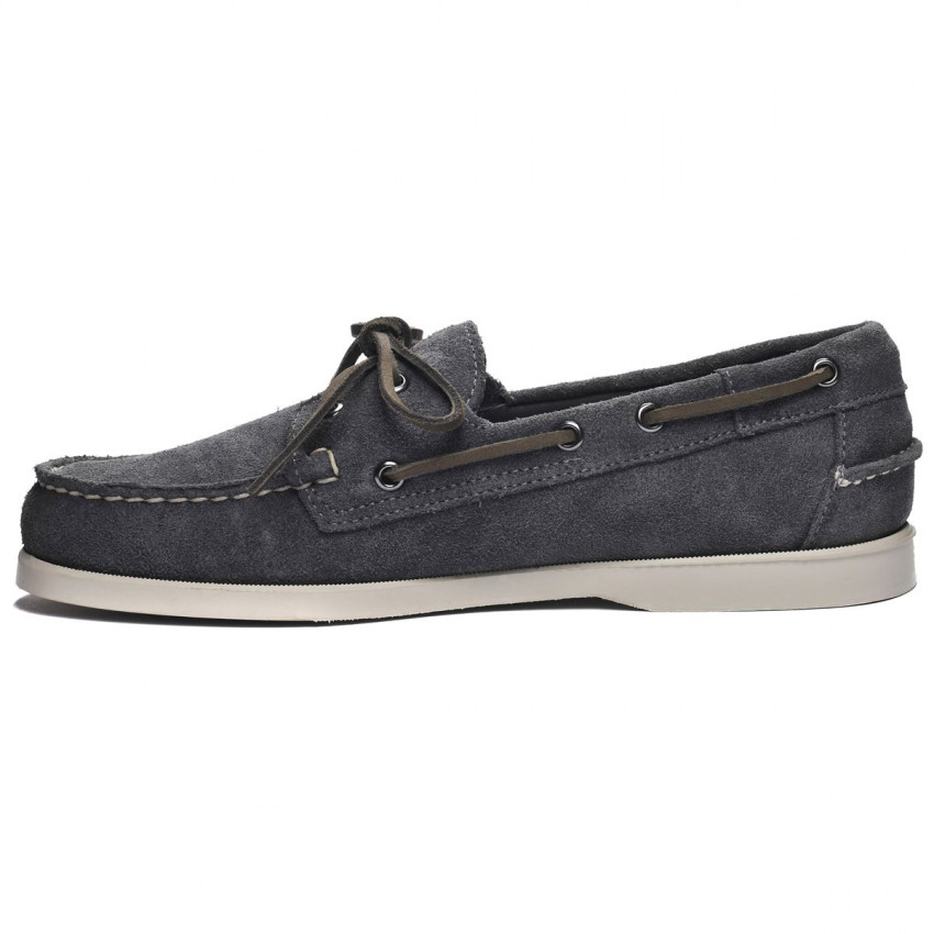 DOCKSIDES PORTLAND FLESH OUT Grey-Chaussures bateau pour homme en suede Portland