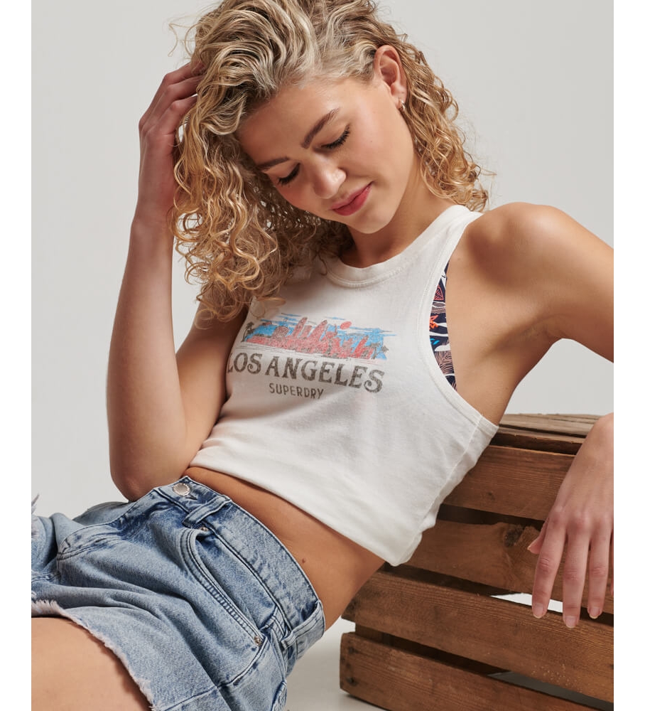 Camiseta Superdry Vintage City Souvenir branca