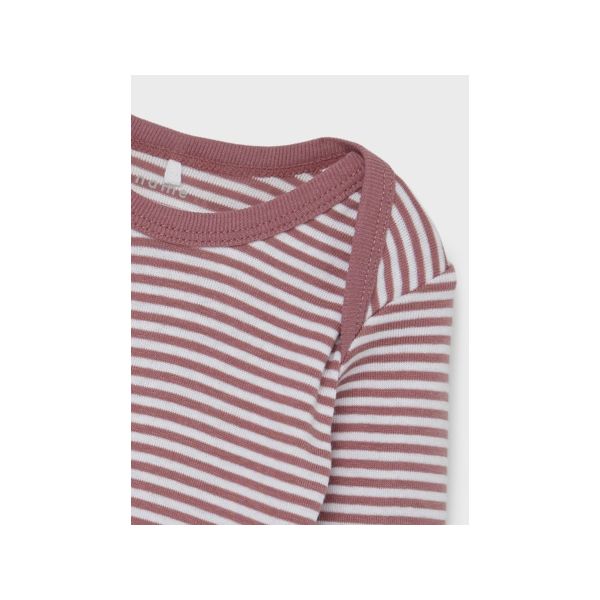 Name It Romper Stripe 2-Pack Mesa Rose