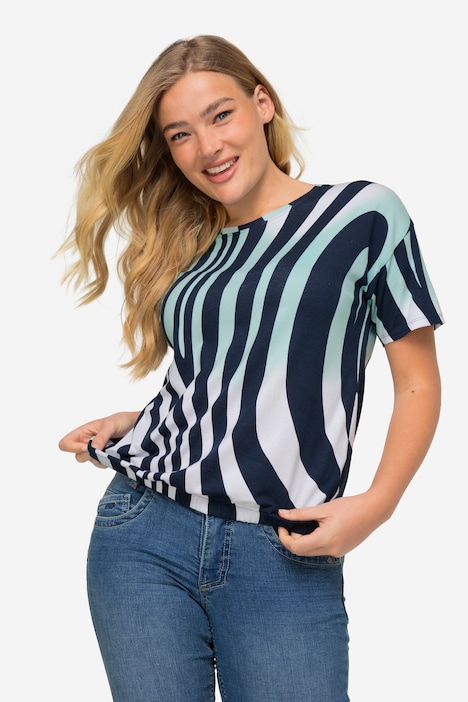 T-Shirt, oversized, Grafik-Print, Rundhals, OEKO-TEX