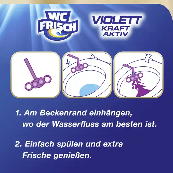 Violett Kraft-Aktiv Duftspüler Magnolie