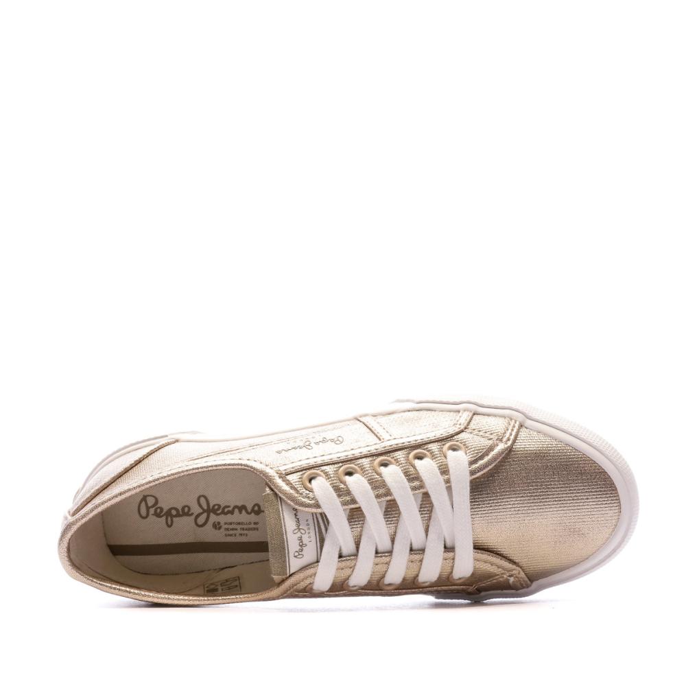 Pepe jeans Baskets femme Doré Pepe jeans Brady