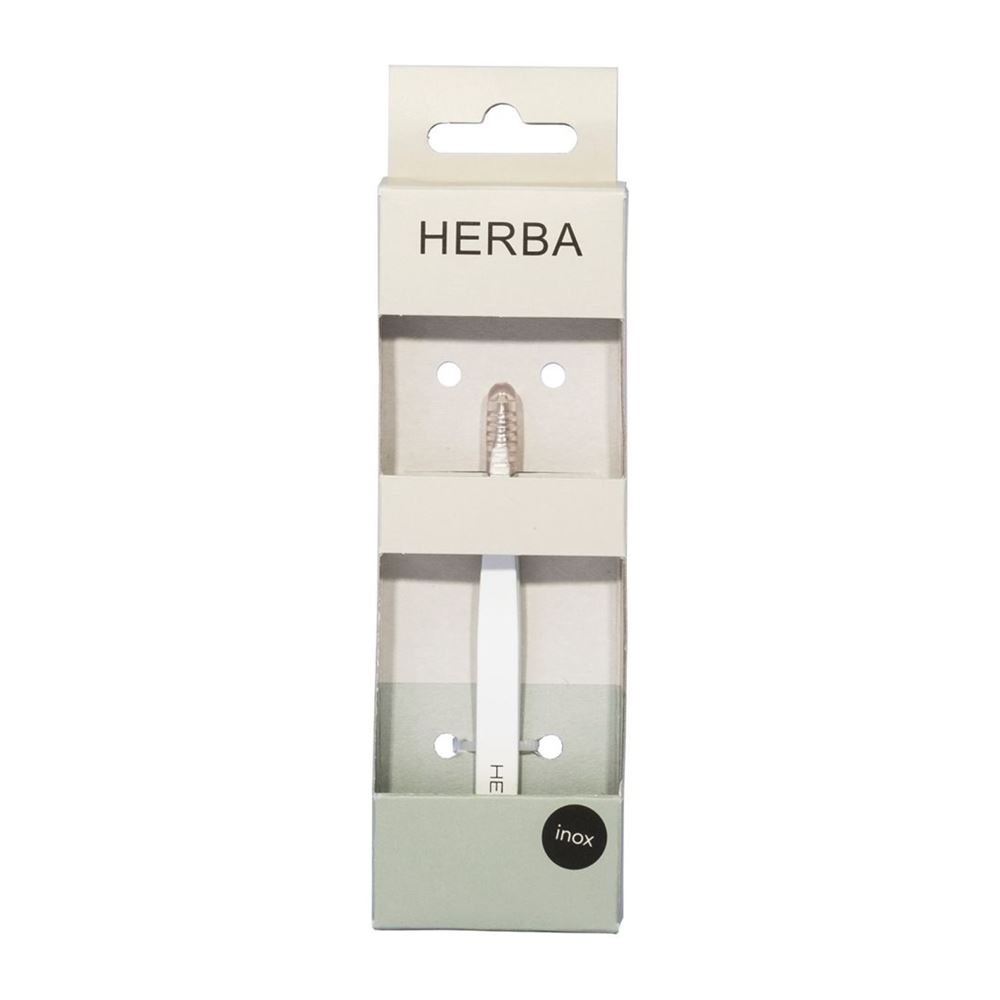 HERBA Pinzette spitz Inox weiss 1 Stk