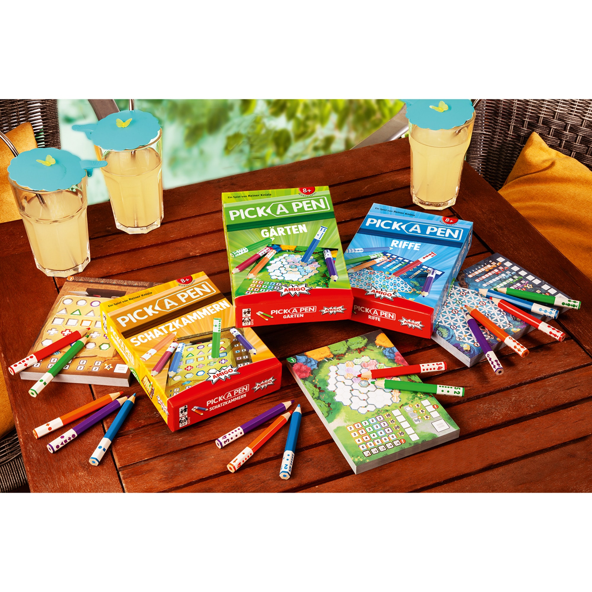Amigo Rätselspiel Pick a Pen: Riffe