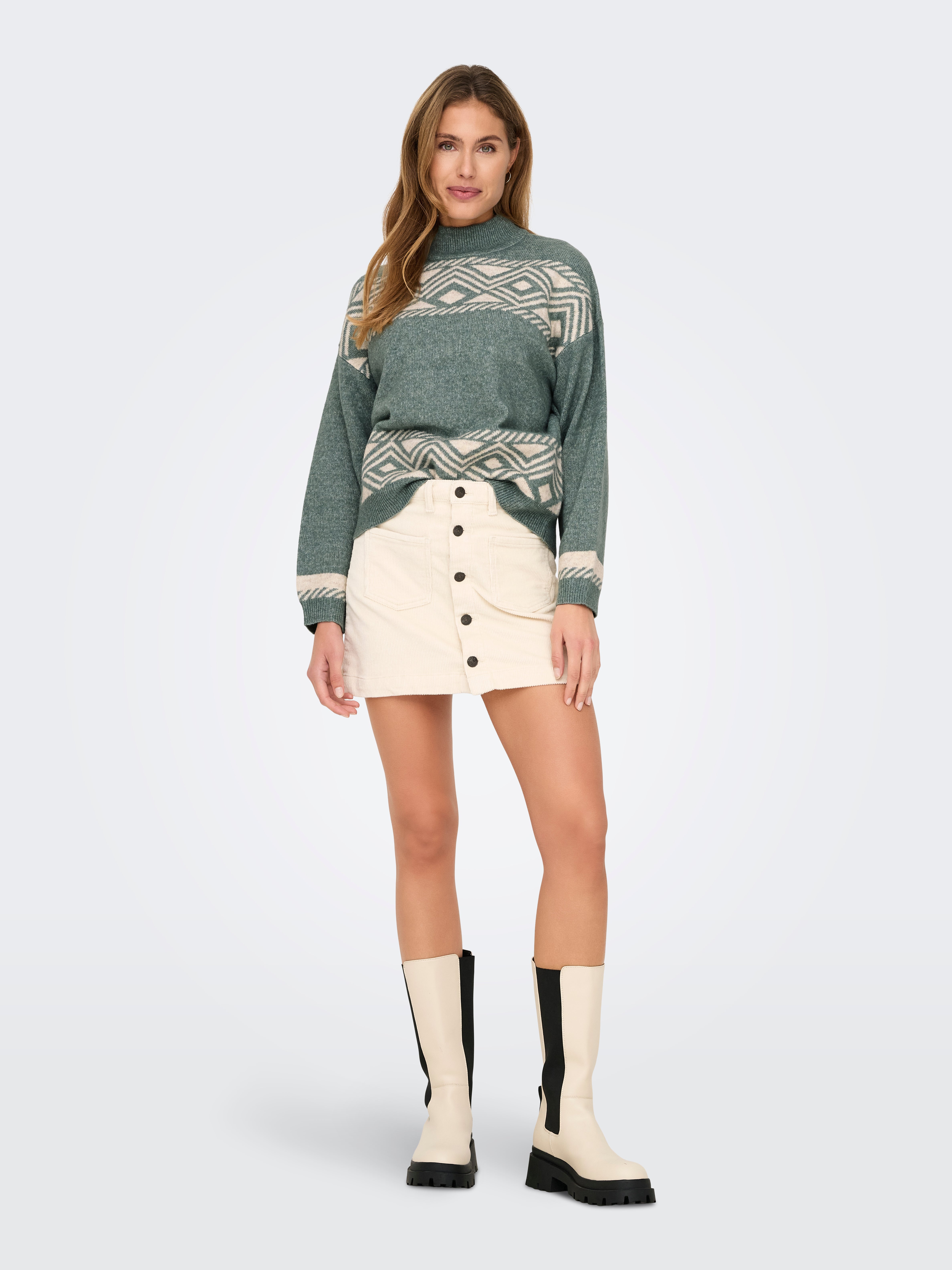 ONLVICTORIA Strickpullover Balsam Green