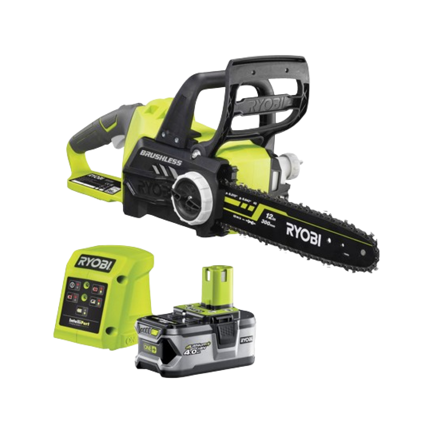 Ryobi RCS1830-140B One  18V Brushless Li-ion Accu kettingzaag set 4.0Ah - 30cm