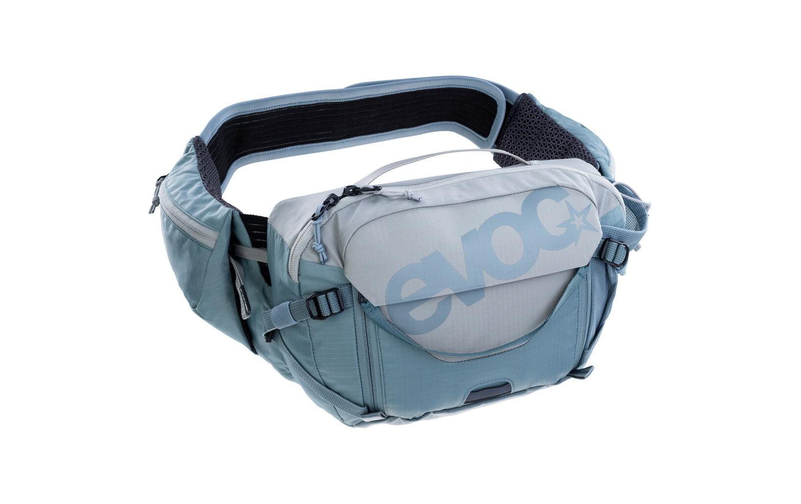 Hüfttasche Hip Pack Pro 3 l, Stone/SteelBelüftete Hightech-Tragetasche