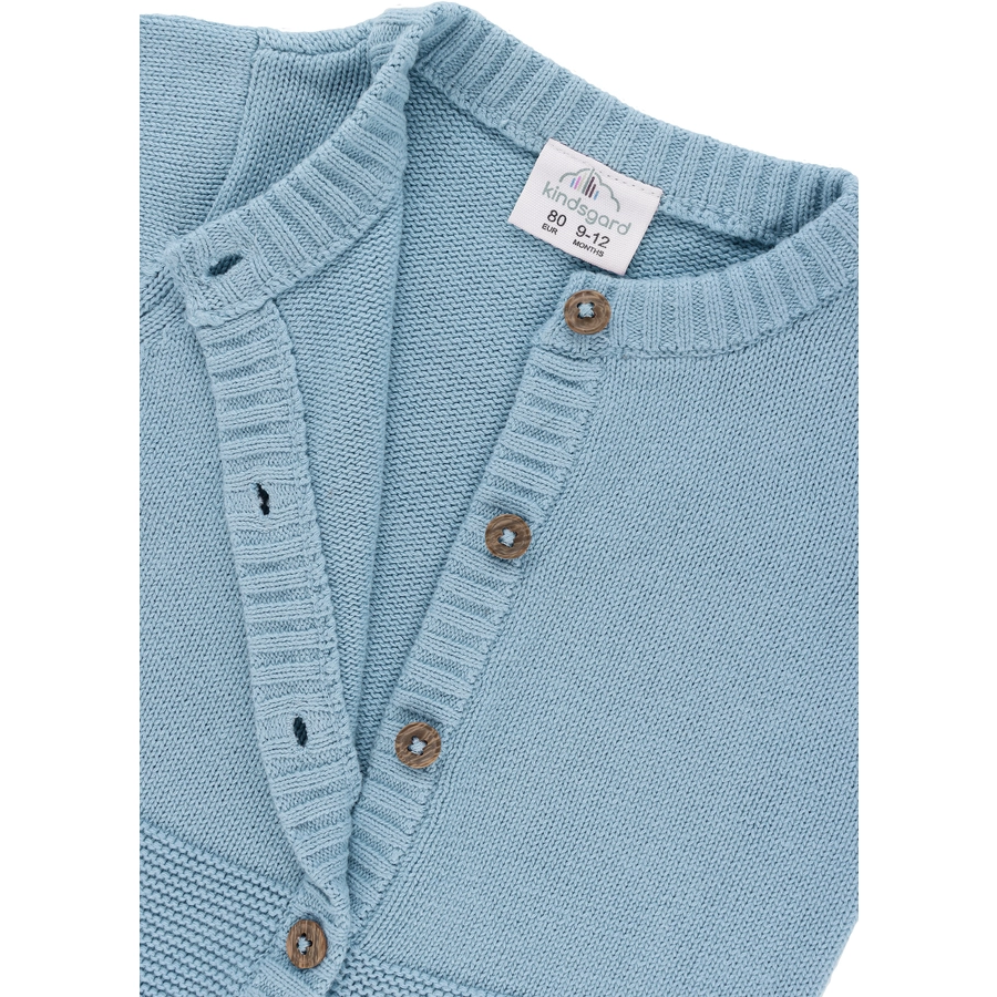 kindsgard Strickoverall strikka Grobstrick blau