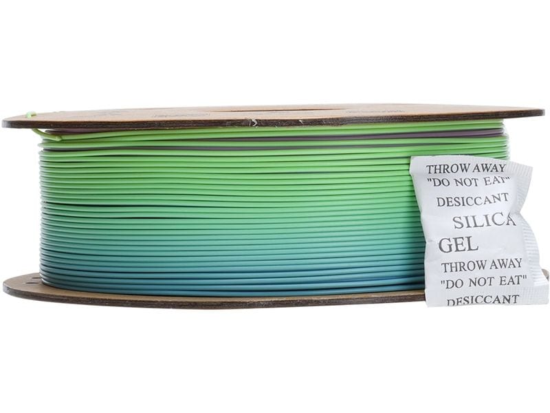 Creality Filament PLA Hyper, Regenbogen, 1.75 mm, 1 kg Hochwertiges 1.75 mm PLA Hyper Filament für 3D Drucker