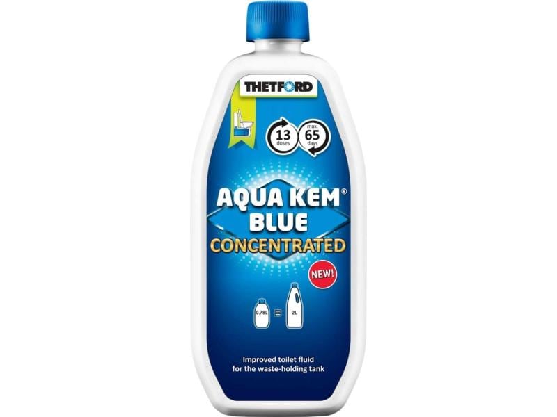 Thetford Toilettenzusatz Aqua Kem Blue Concentrate 0.78 l Konzentrierte Sanitärflüssigkeit