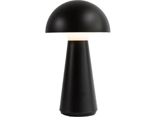 Sirius Sam Genopladelig Lampe - Sort - H 28 cm