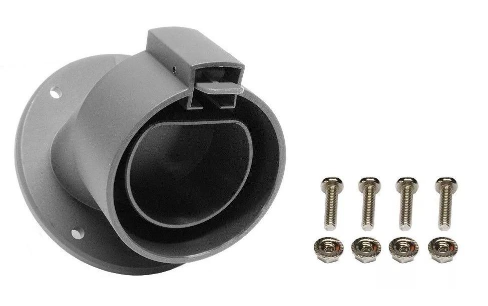 Kabelhalter für Stecker Typ 2 inkl. MontagematerialWandbefestigung für EV Ladekabel mit Typ 2 Stecker