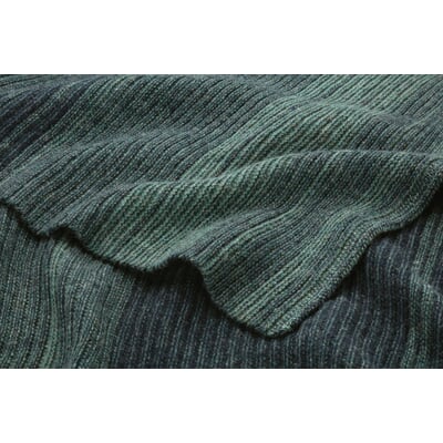 Unisex-Strickschal meliert, Oliv